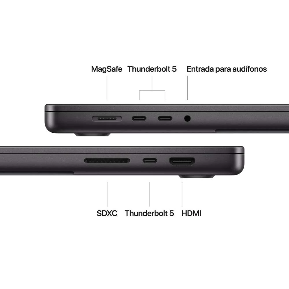 MacBook Pro de 16 pulgadas: Chip M4 Max de Apple con CPU de 16 núcleos y GPU de 40 núcleos, 1 TB SSD - Negro espacial - Image 7
