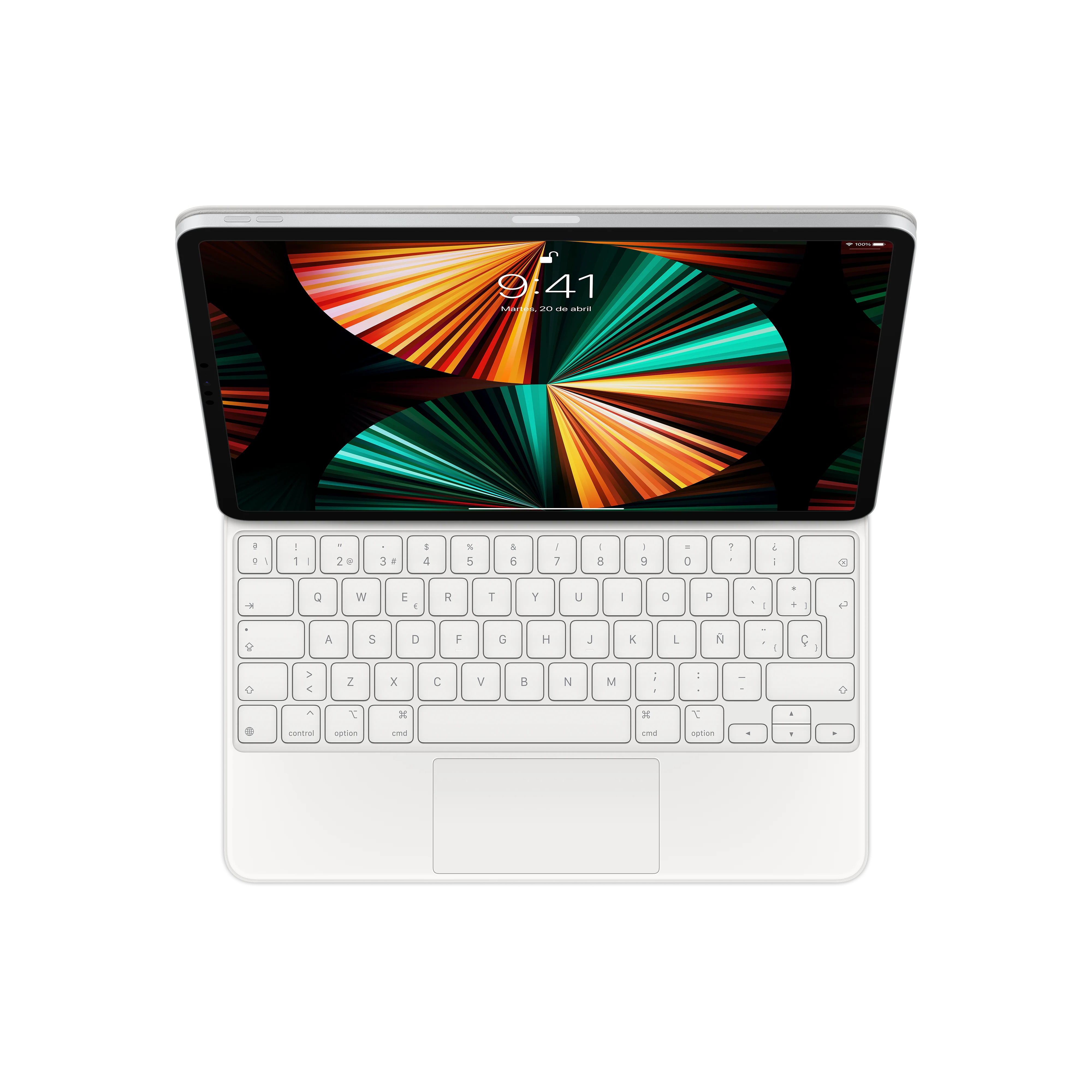 Magic Keyboard para iPad Pro de 12.9 pulgadas (5ta generación) - Español (España) - Blanco - Image 2
