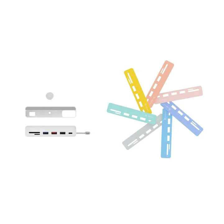 Multipuerto Adam Elements CASA i7 USB-C 7 en 1/iMac M1 - Blanco - Image 4