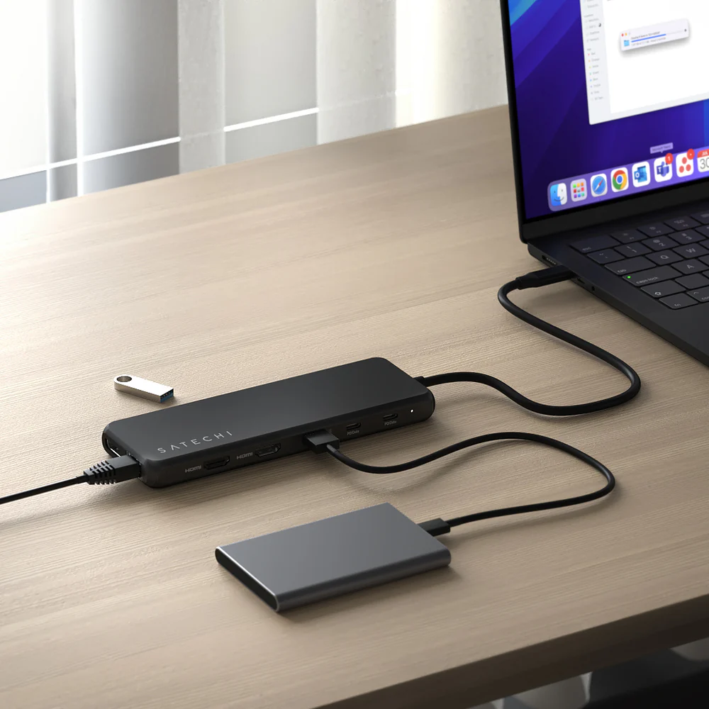 MULTIPUERTO SATECHI PRO USB-C 13 EN 1 4K BLACK - Image 3