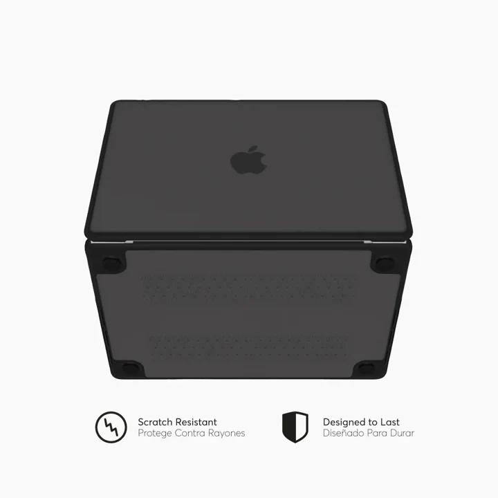 Carcasa Rígida NCO SHOCK Para MacBook de 13.6 M2 - Humo - Image 3
