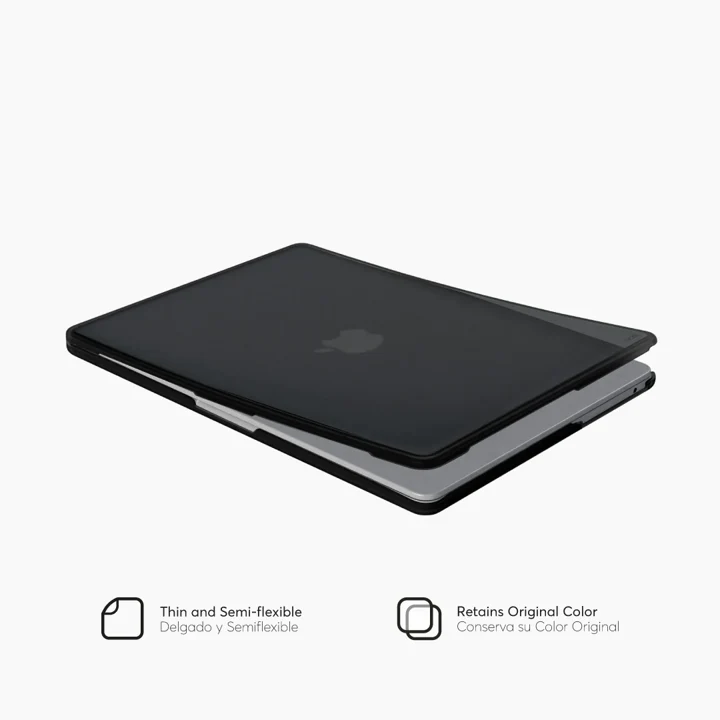 Carcasa Rígida NCO SHOCK Para MacBook de 13.6 M2 - Humo - Image 4