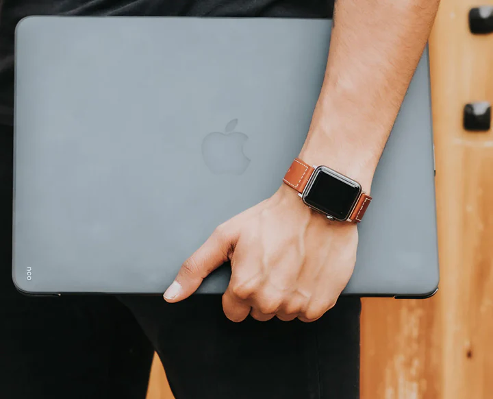 Correa NCO en cuero para Apple Watch (todas las tallas)- Caramelo - Image 5