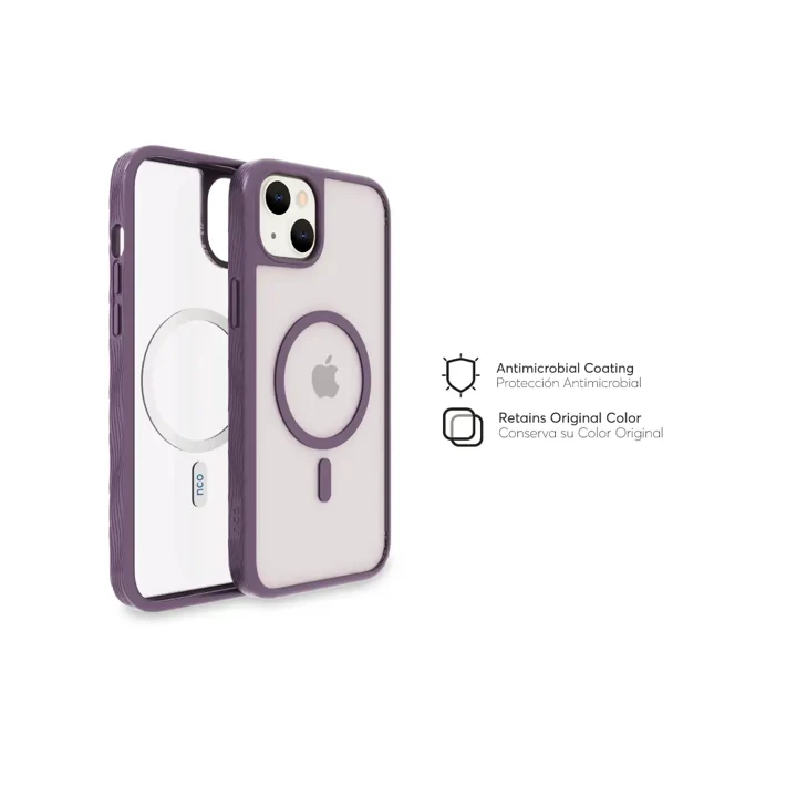 Case NCO SafeCase GRIP con MagSafe para iPhone 14 Plus - Purpura - Image 3