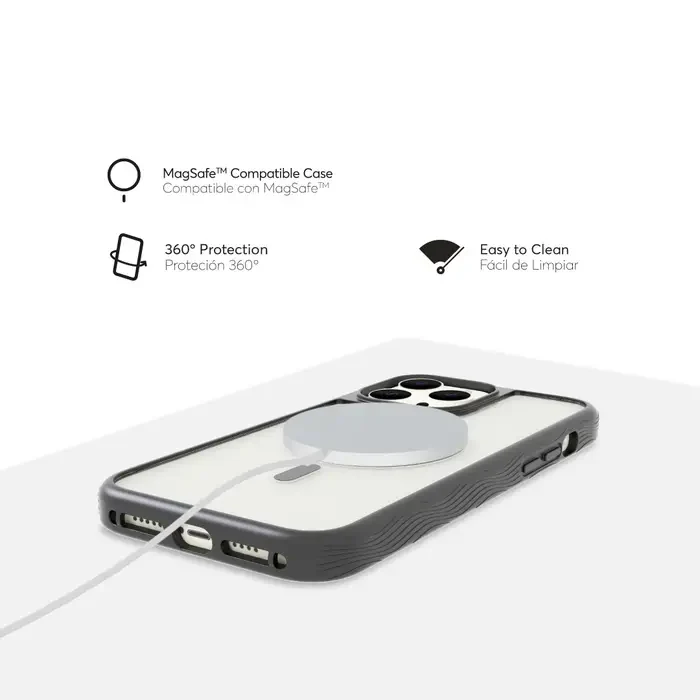 Case NCO SAFECASE GRIP con MagSafe para iPhone 14 Pro Max - Negro - Image 5