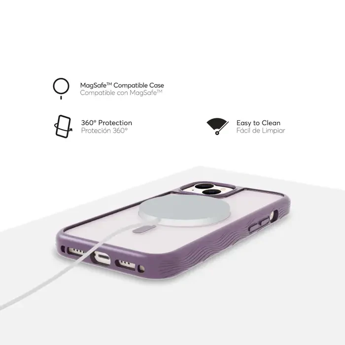 Case NCO SAFECASE GRIP con MagSafe para iPhone 14  - Berry - Image 4