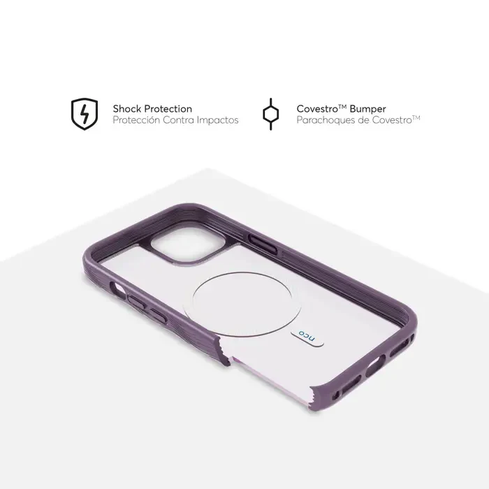 Case NCO SAFECASE GRIP con MagSafe para iPhone 14  - Berry - Image 5
