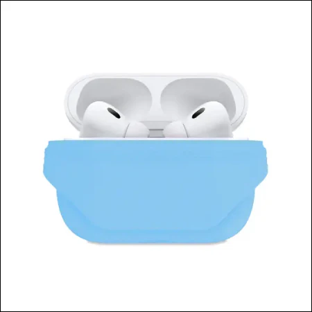 Case NCO SILICON PEARL Para AirPods Pro 2da Generacion - Azul - Image 2
