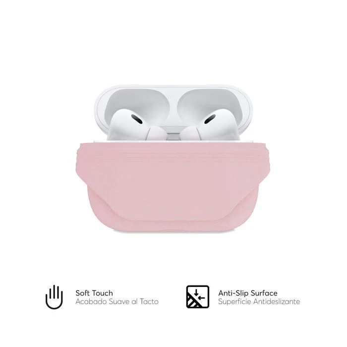 Case NCO SILICON PEARL Para AirPods Pro 2da Generacion - Rosa - Image 2