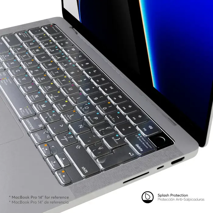 Protector para teclado NCO SMARTTY TPU EU Para MacBook de 13.6 M2 - Transparente - Image 3