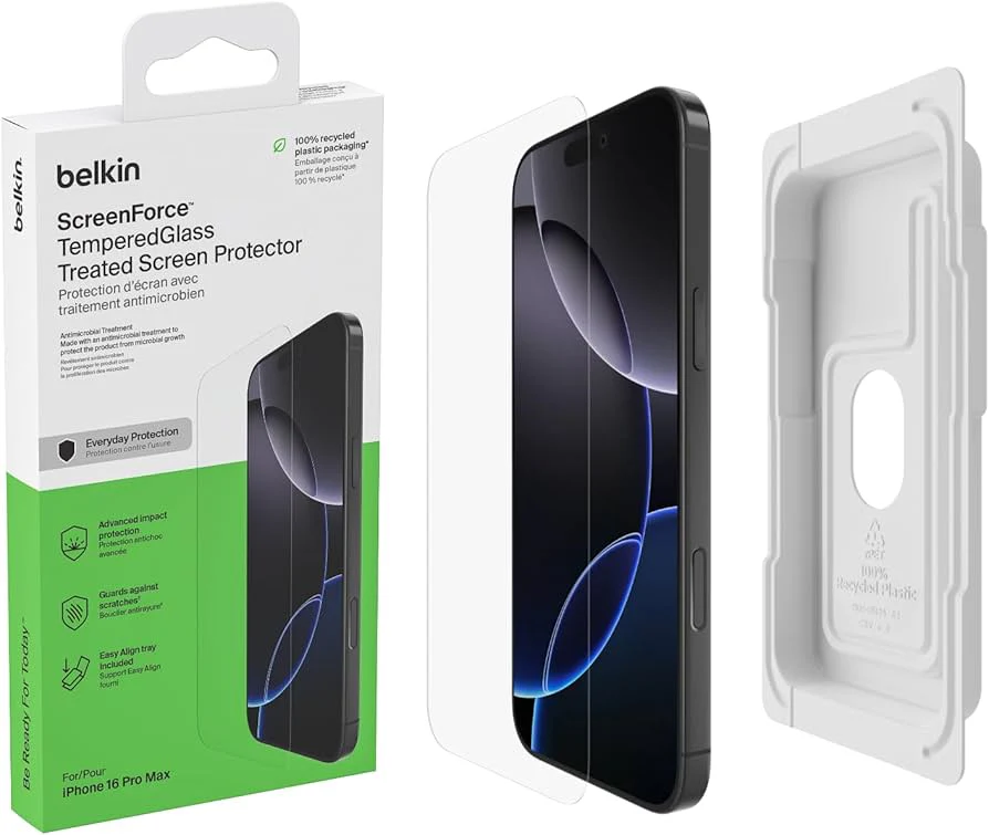 PROTECTOR PANTALLA BELKIN OVR IPH 16 PM