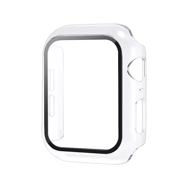 Bómper protector para Apple Watch en cristal y bordes de policarbonato para Apple Watch series 10 42mm, que protege la pantalla de tu Apple Watch ante cualquier golpe y/o caída. fácil y rápida instalación. dos unidades por empaque. - Image 5