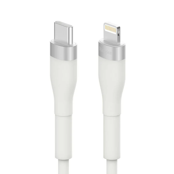 Cable RINGKE USB-C a Lightning de 2M -Blanco