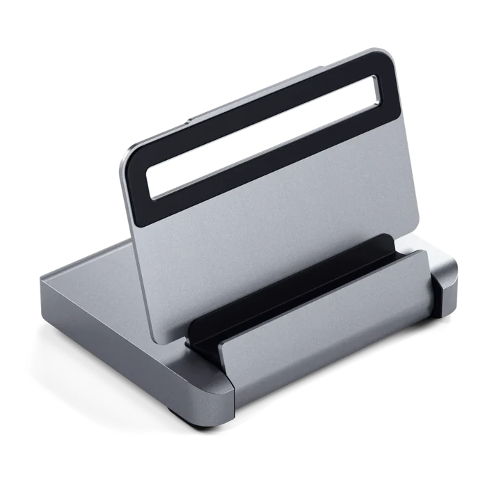 Stand de Aluminio SATECHI HUB 6 en 1 USB-C Para iPad Pro/Air - Gris Espacial - Image 3