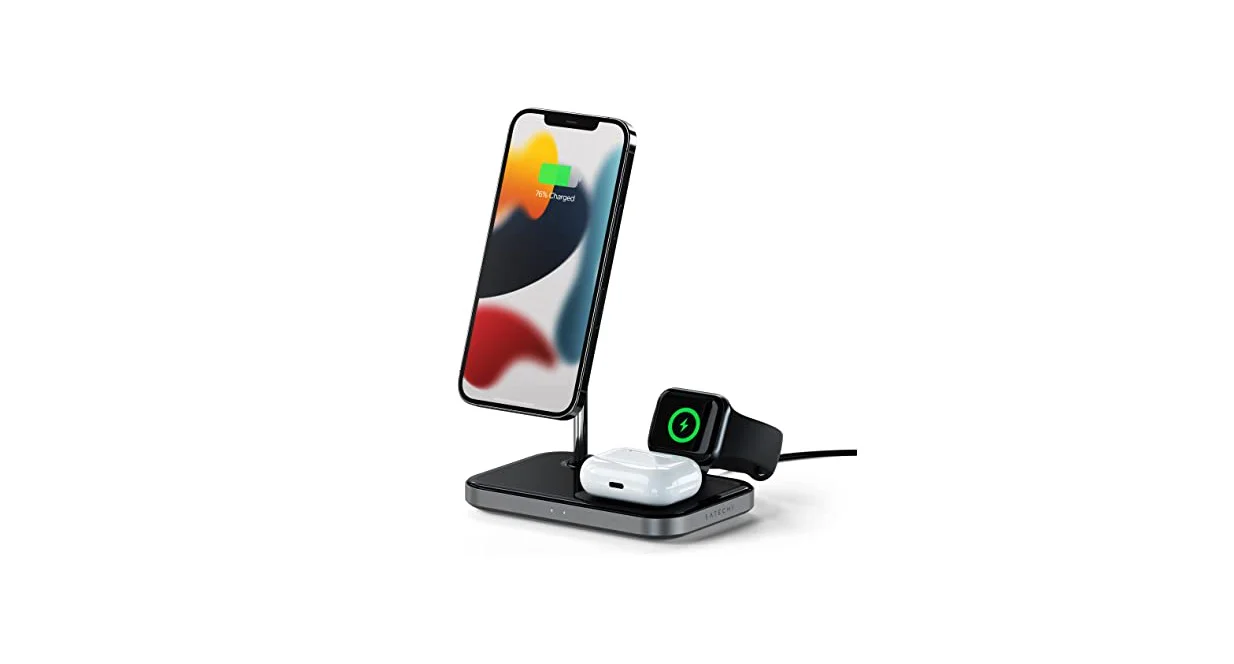 SATECHI MAGNETIC 3-IN-1 WIRELESS CHARGIN - Image 2