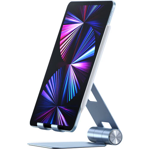 Soporte de aluminio Satechi R1 Para iPad - Azul - Image 4