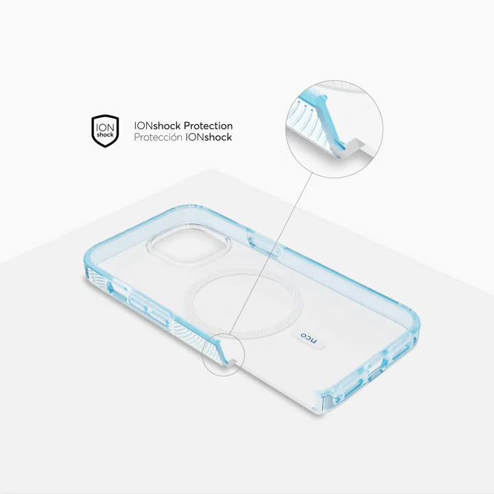 Case NCO SAFECASE FORCE con MagSafe Para iPhone 14  - Transparente - Image 4