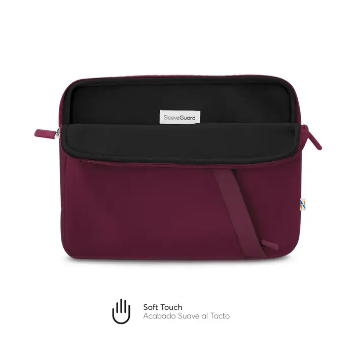 Funda NCO Neopreno Para MacBook Pro 14/Air 13 - Rojo Vino - Image 3