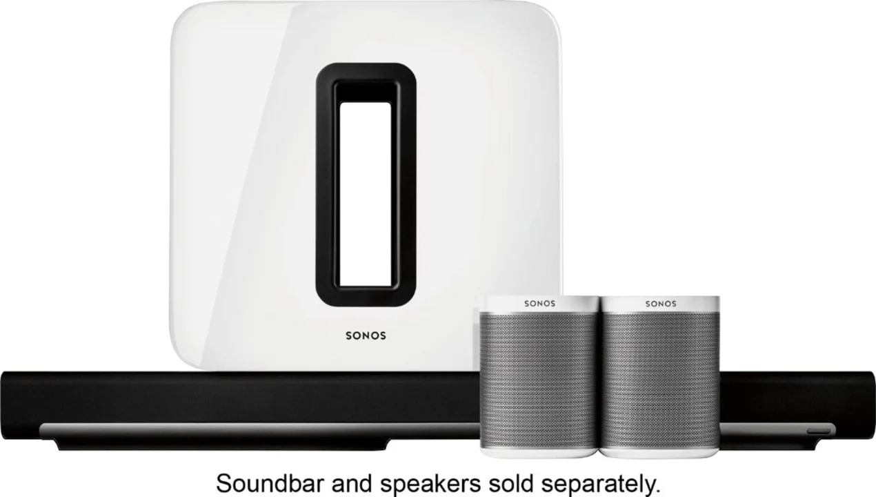Sonos - Sub Subwoofer inalámbrico - Blanco - Image 6