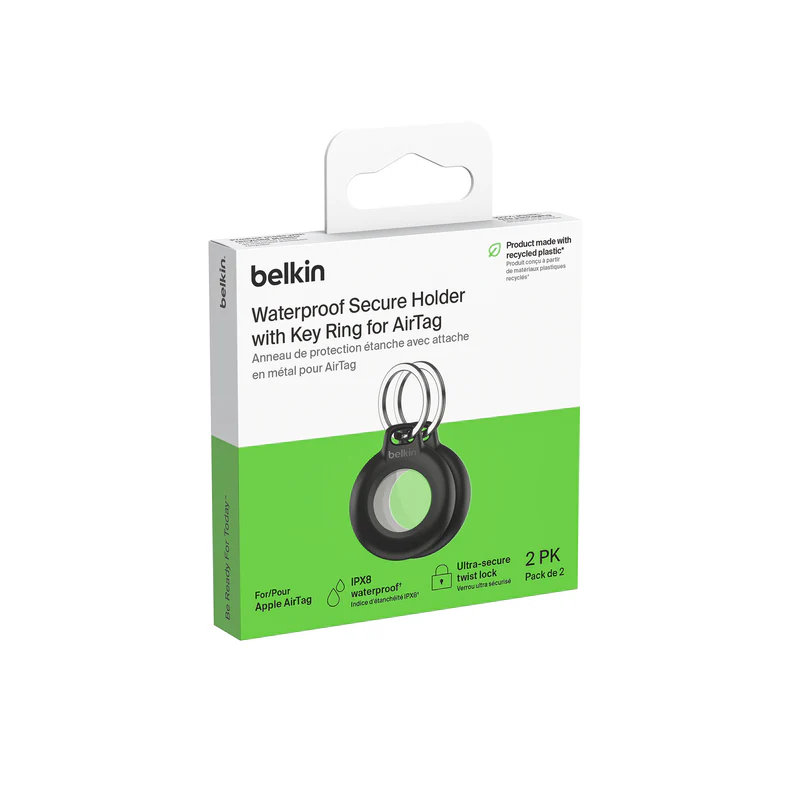 SOPORTE BELKIN LLAVERO AIRTAG PACK2 BLK - Image 4