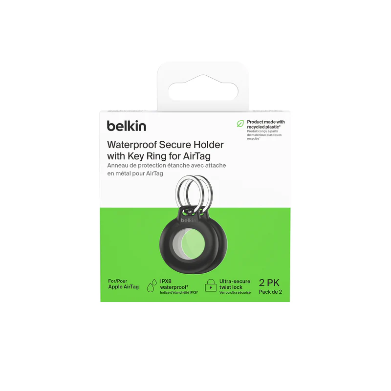 SOPORTE BELKIN LLAVERO AIRTAG PACK2 BLK - Image 5