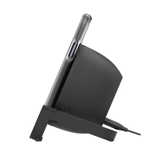 Base De Carga Stand Inalámbrica Belkin Qi 10w - Con Parlante Bluetooth - Negro - Image 2