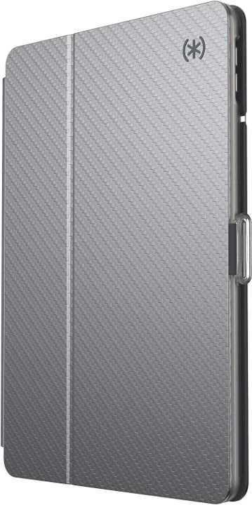 Case SPECK BALANCE Folio Clear para iPad Pro 10.2 - Gris metalico/transparente - Image 3
