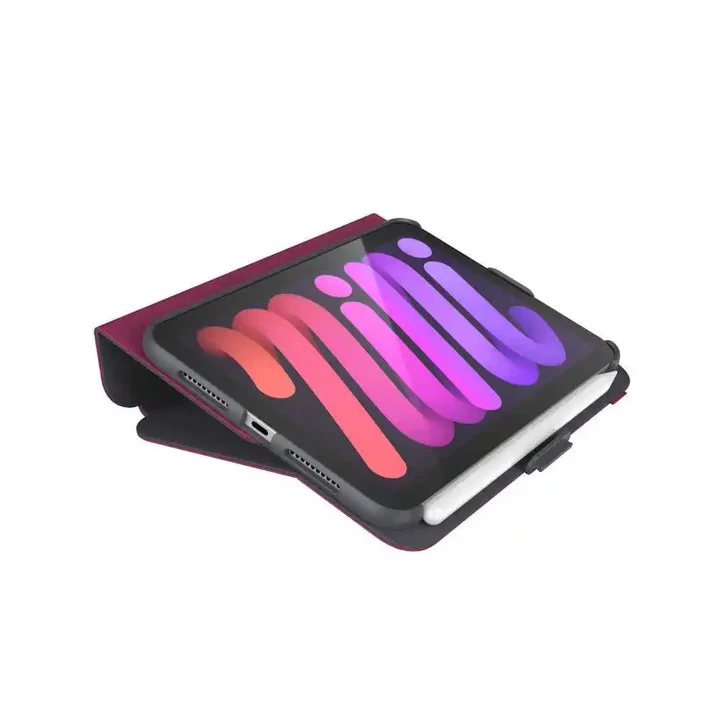 Case SPECK BALANCE Folio Para iPad Mini 6 - Berry/Grey - Image 6
