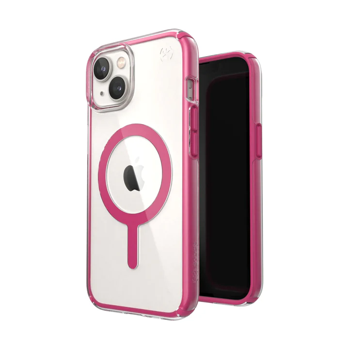 Case SPECK PRESIDIO CLEAR con MagSafe Para iPhone 13/14 - Rosado - Image 2