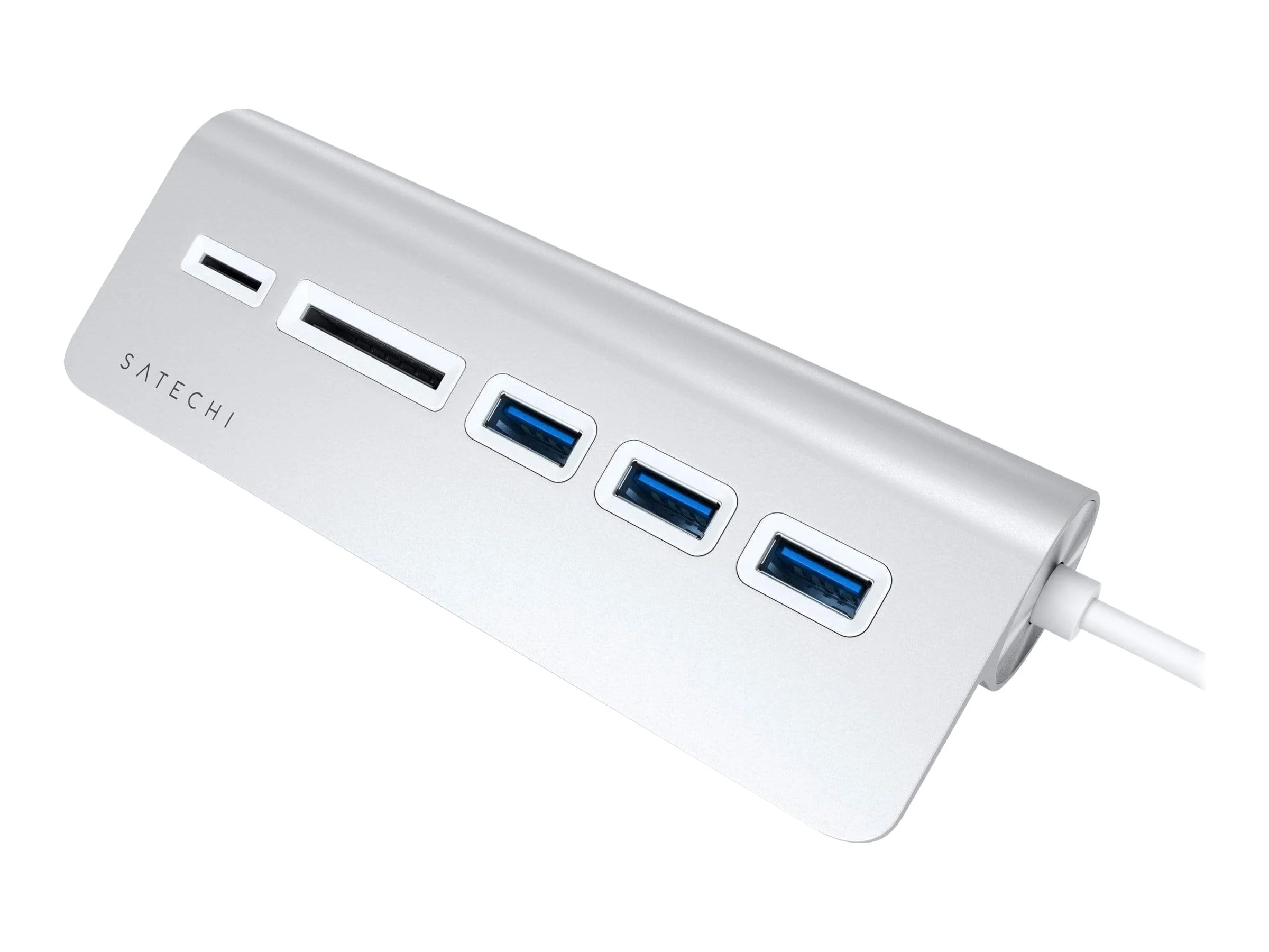 ST ALUM TYPE-C USB HUB &AMP; CARD READER-SV - Image 2