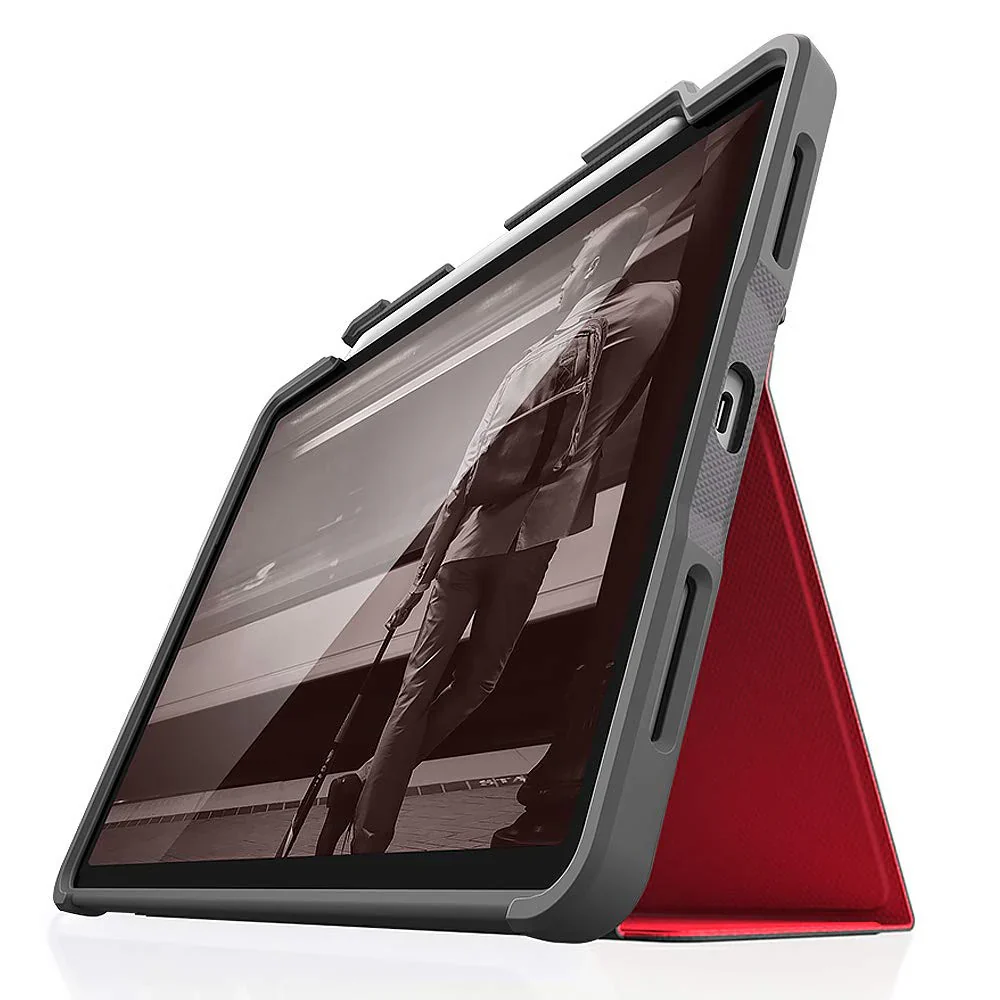 Case Ultra Protector STM DUX PLUS Para iPad Pro de 11¨ - Rojo - Image 3