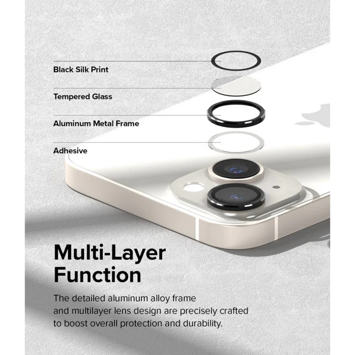 Protector de Lentes de Camara MARKSTRONG  Para iPhone 14/14Plus - Image 3
