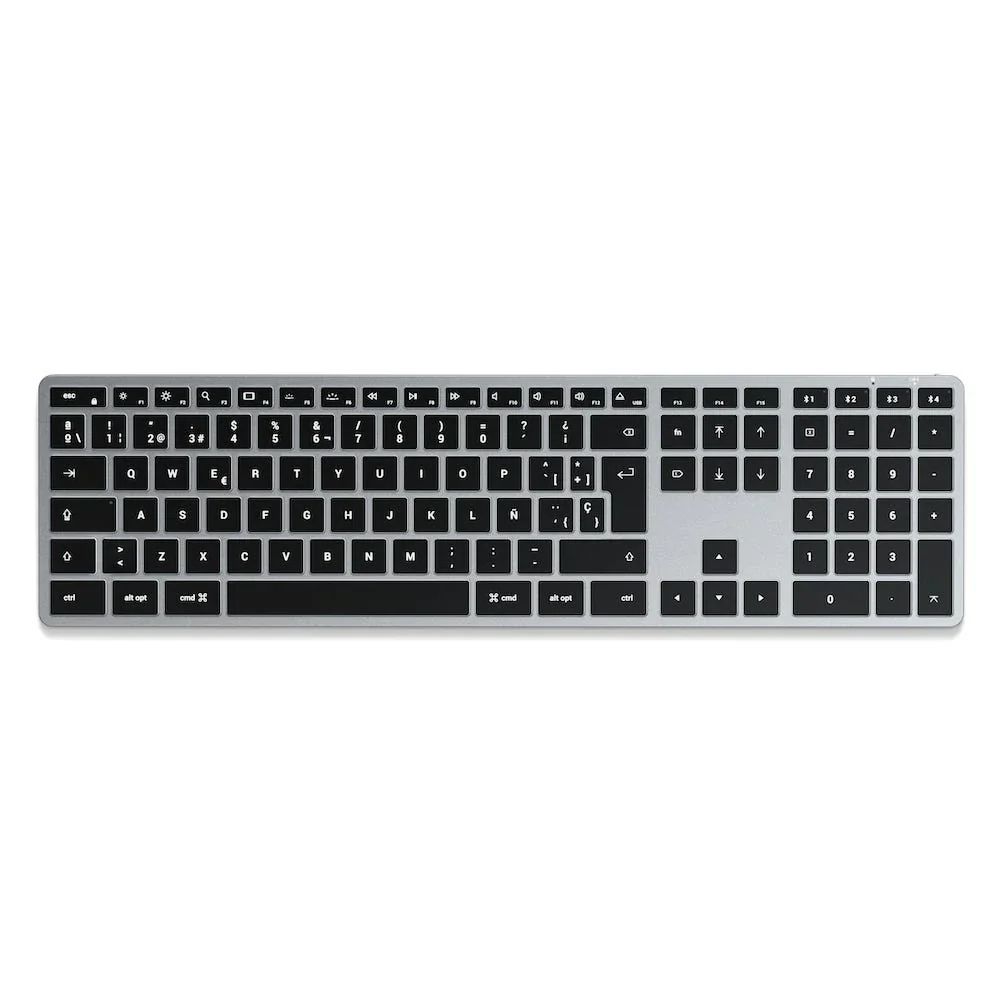 TECLADO SATECHI SLIM X3 ESP GRY