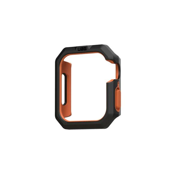 Case UAG Civilian para Apple Watch 44mm - Negro/Naranja - Image 3