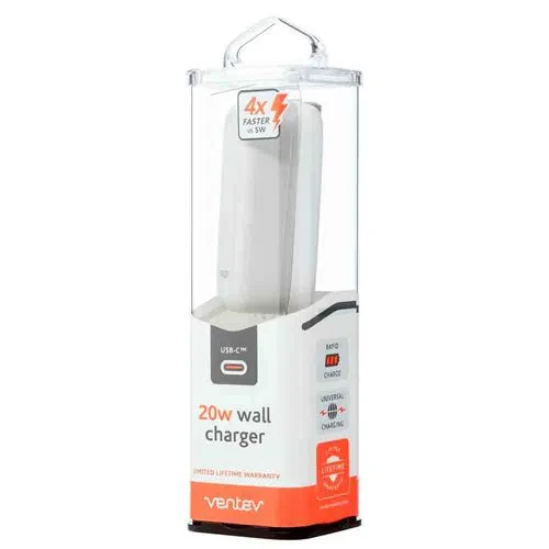 Cargador de Pared VENTEV de 20W USB-C - Blanco - Image 3