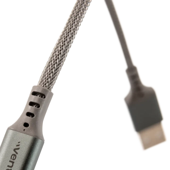 Cable de Aleacion VENTEV USB-C a USB-C 10FT - Acero - Image 2