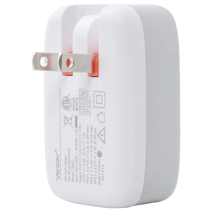 Cargador de Pared VENTEV de 30W - Blanco - Image 2