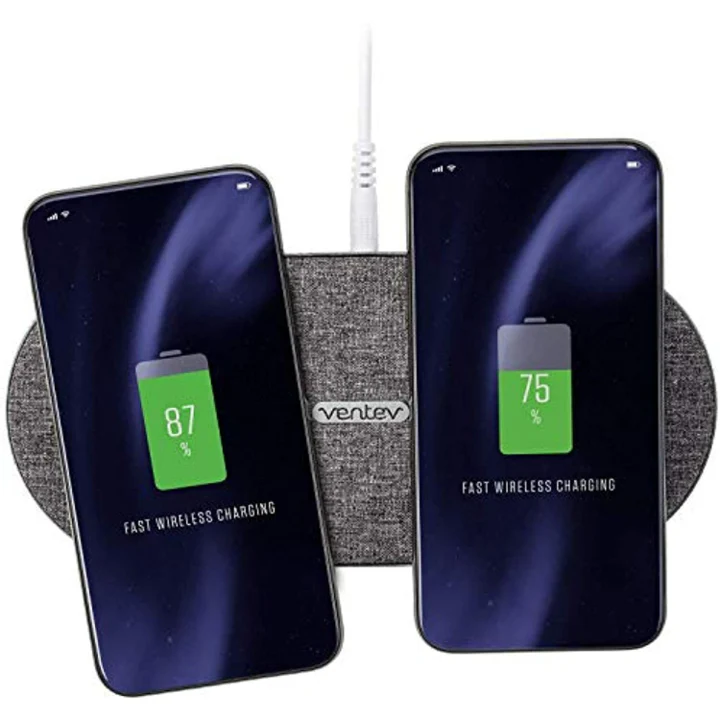 Duo de Cargador Inalambrico Ventev Qi Chargepad + almohadilla de carga inalámbrica. - Image 2